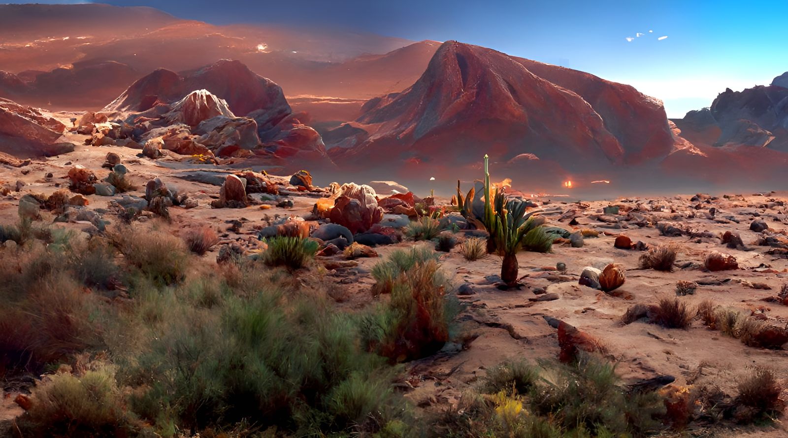 Extraterrestrial Desert Landscape Photography in 8K