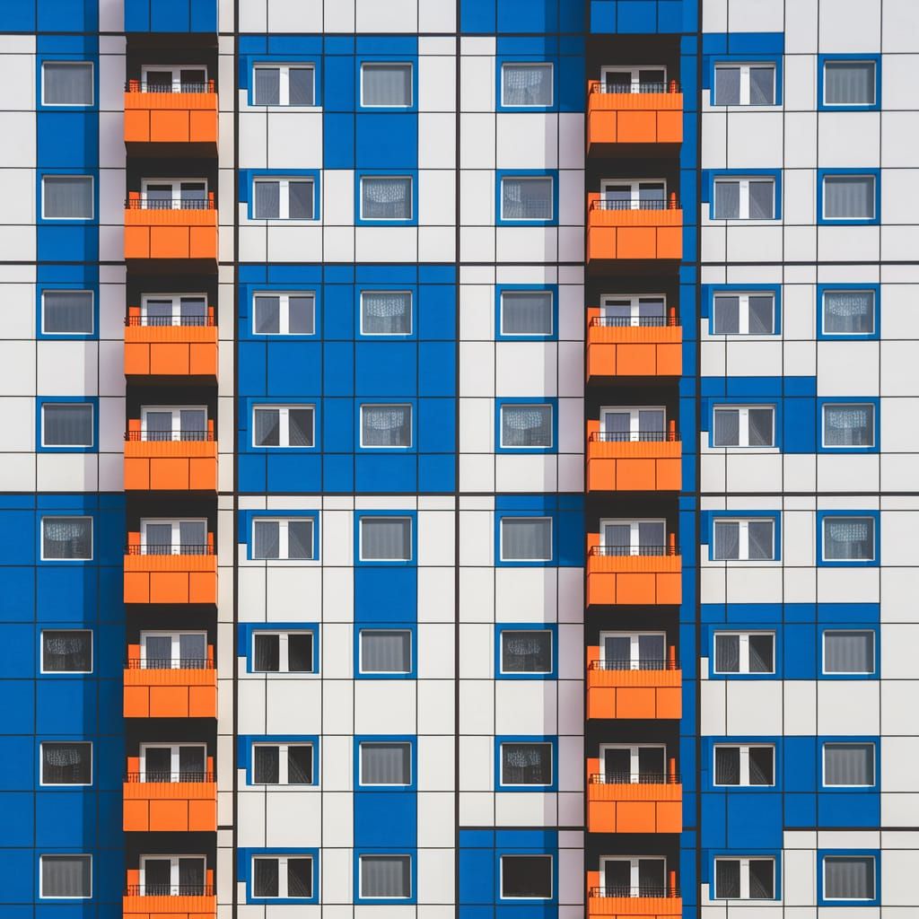 Piet Mondrian Style Apartments With City Views