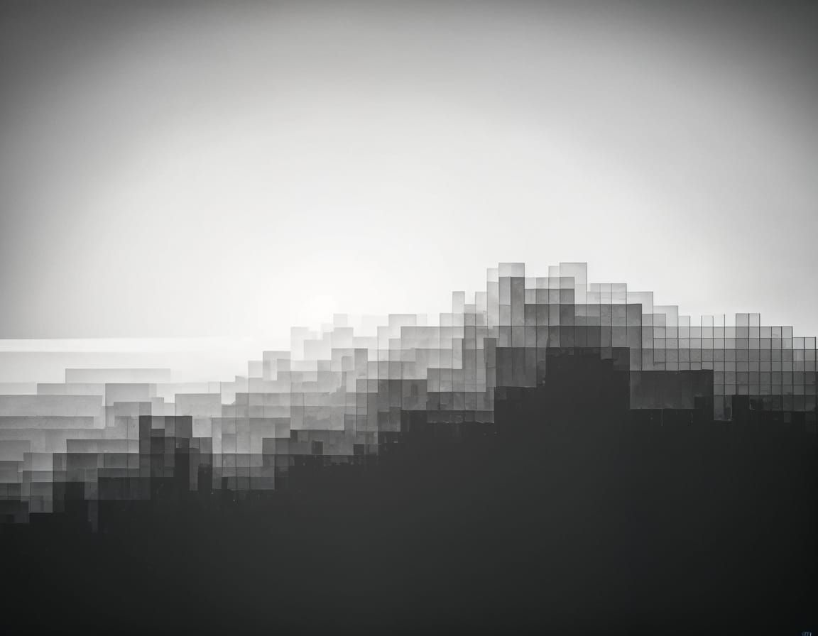 8-Bit Pixel Art Overland Photograph