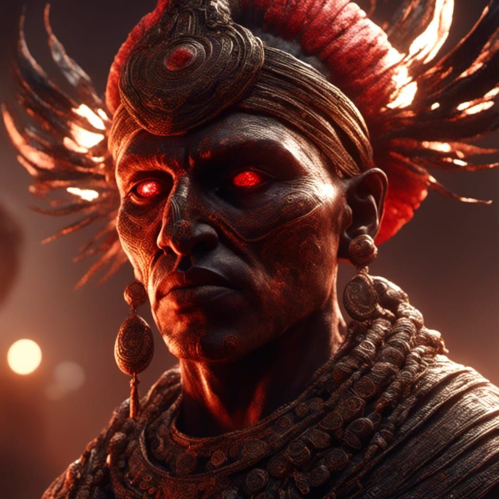 Imhotep in Hyperreal HD with Red Eyes