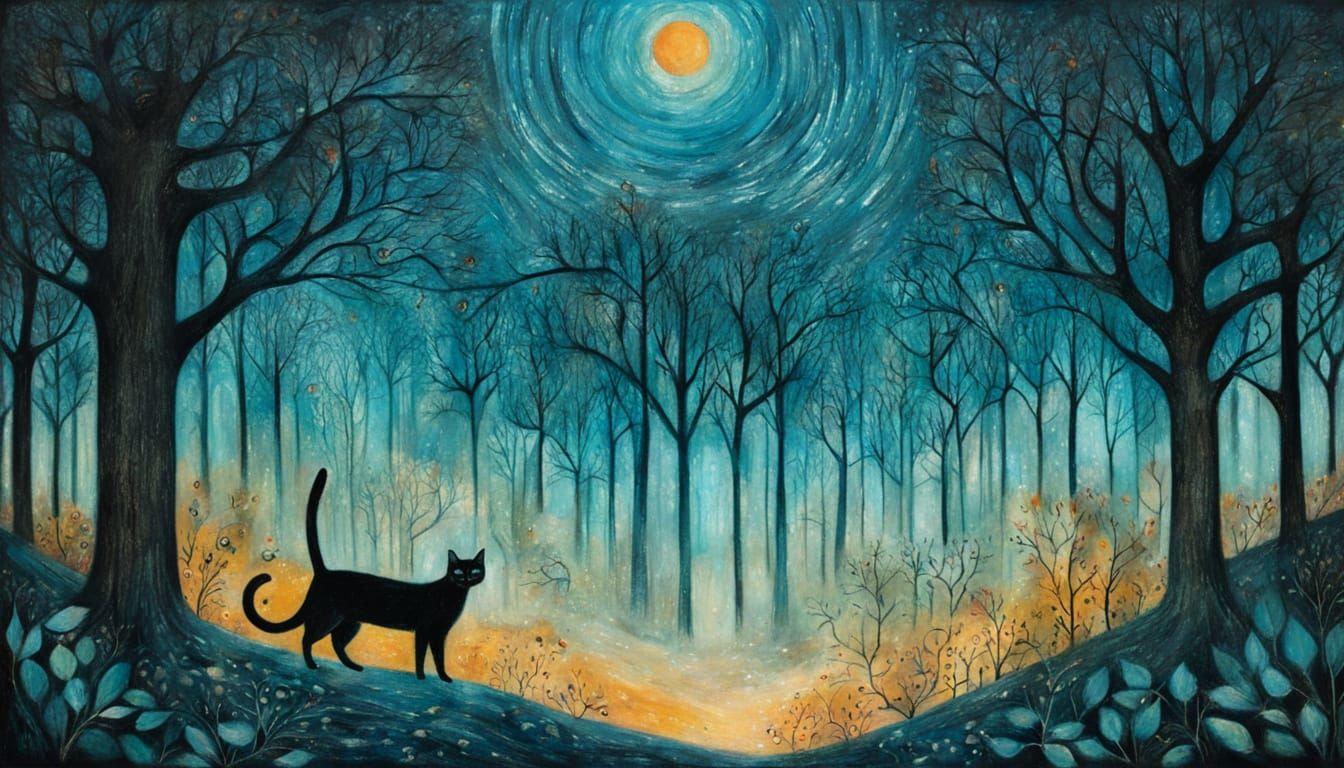 Surrealist Goddess Amidst Vibrant Fantasy Landscape in Cyber...