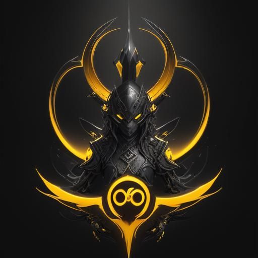 Simple Black and Yellow OZ Logo Design