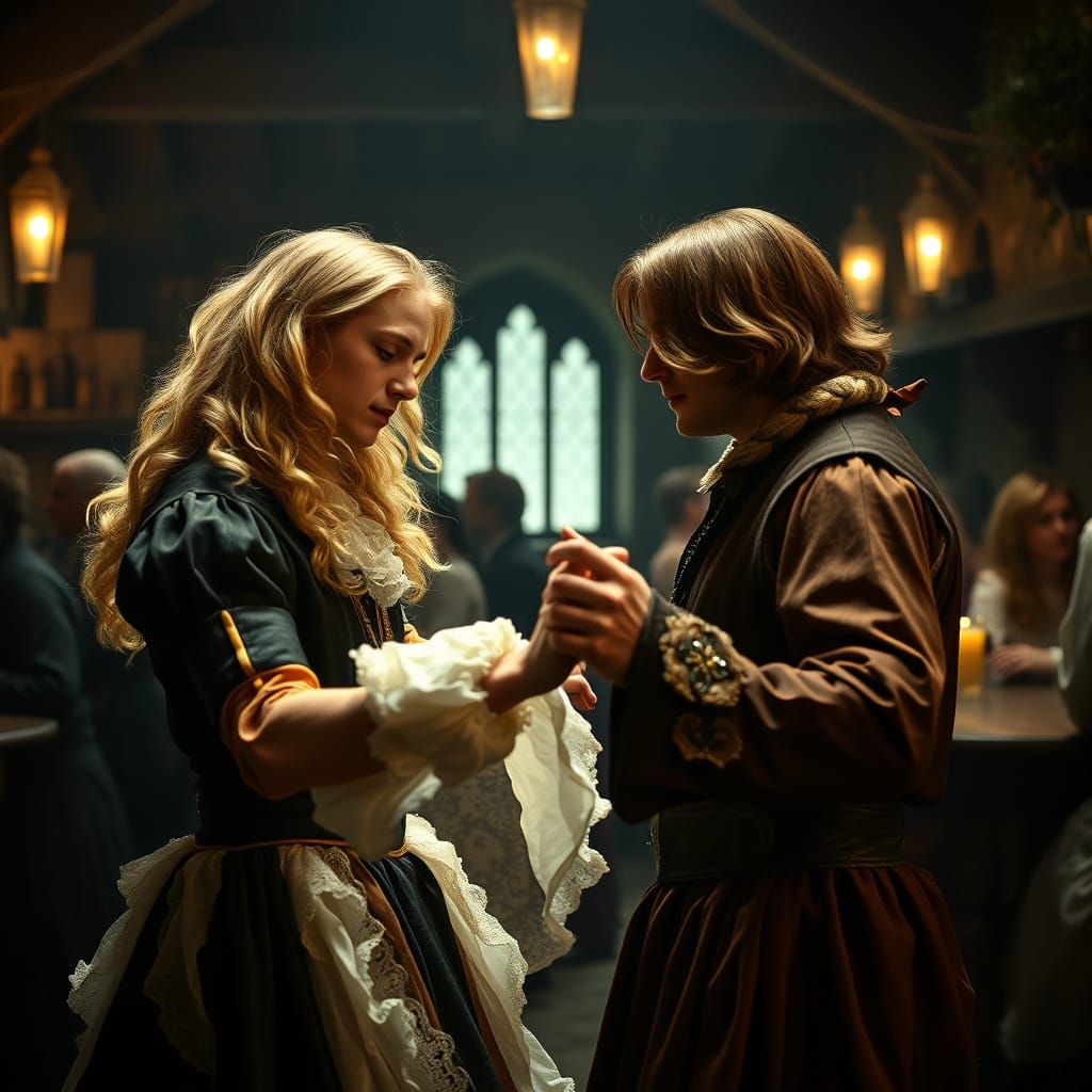 Tavern Dance: Shakespeare and Wriothesley, Cinematic Still