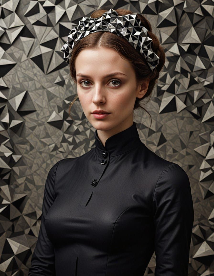 Psychedelic Tessellations in Cyberdelic Vector Art Style