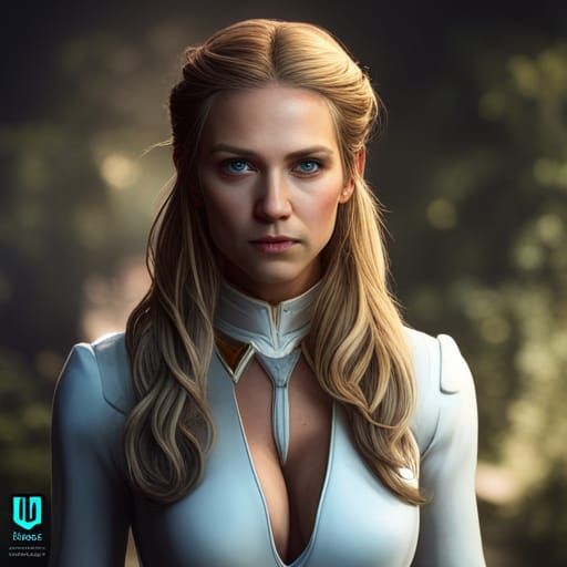 Grace the Human as Chloe Decker: Detailed Matte Painting