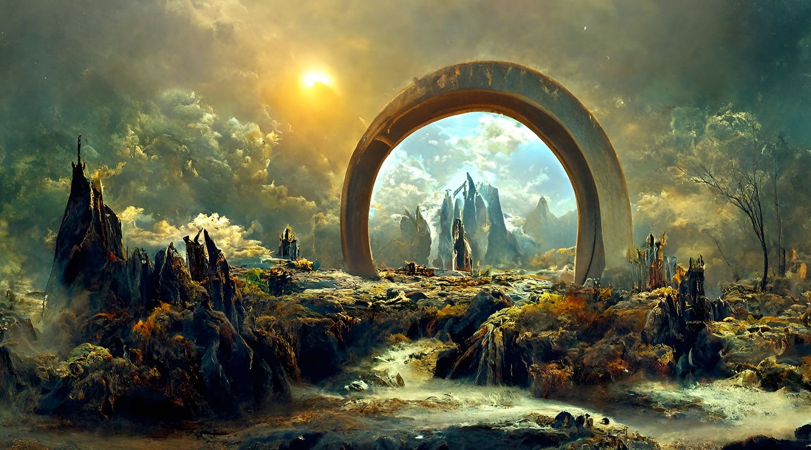 Stargate to a Mechanical Alien World