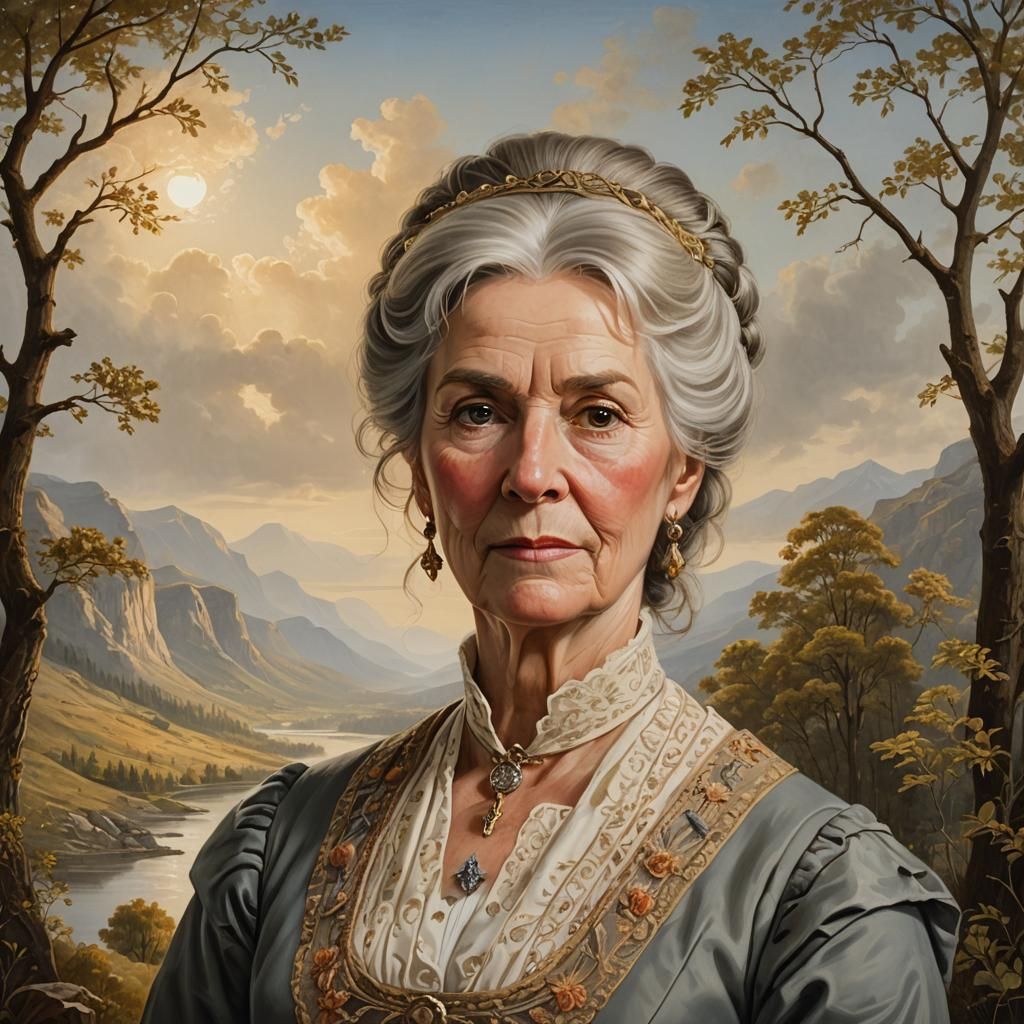 Neoclassical Portrait of Mary Alexander in 1813