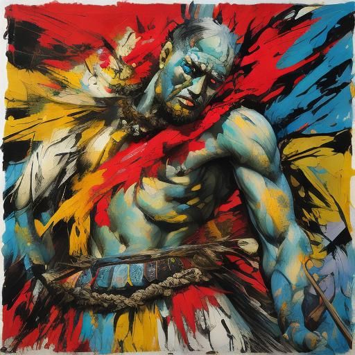 Primitivism Art: Protest with Bold Brushstrokes