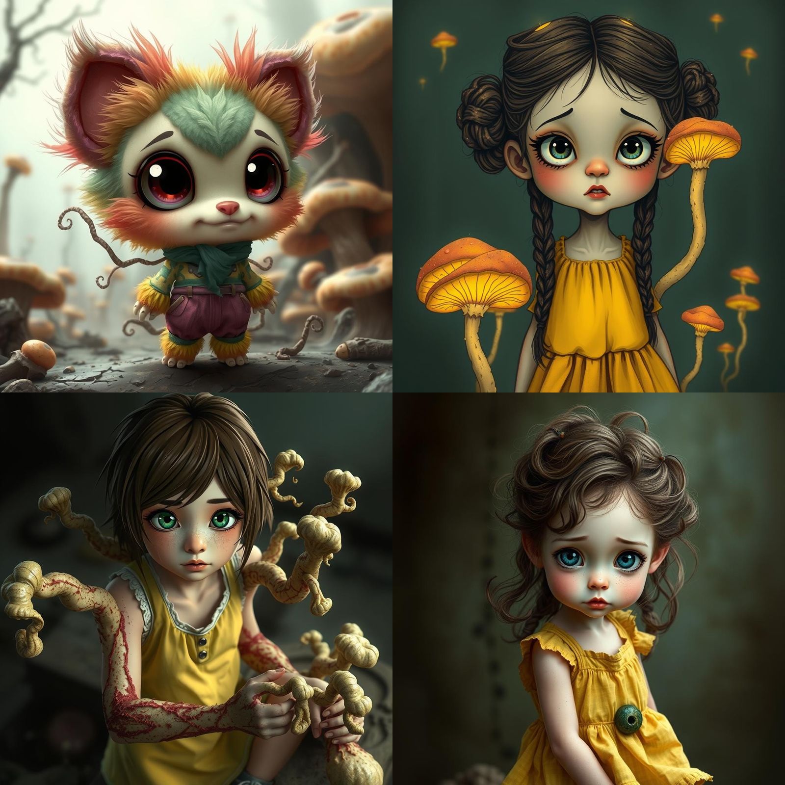 Fungal Infection Character Art: The Last of Us