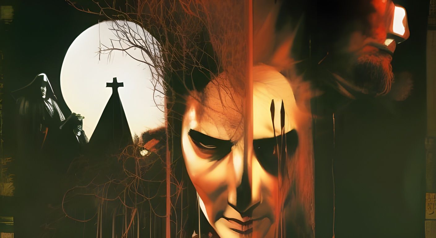 Eerie Salem Witch Trials Horror Illustration