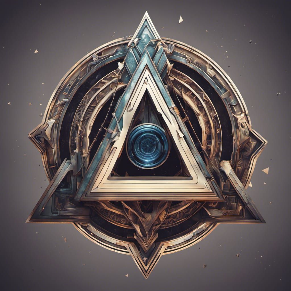 Modern Logo with Geometric Shapes for Hypnotherapy