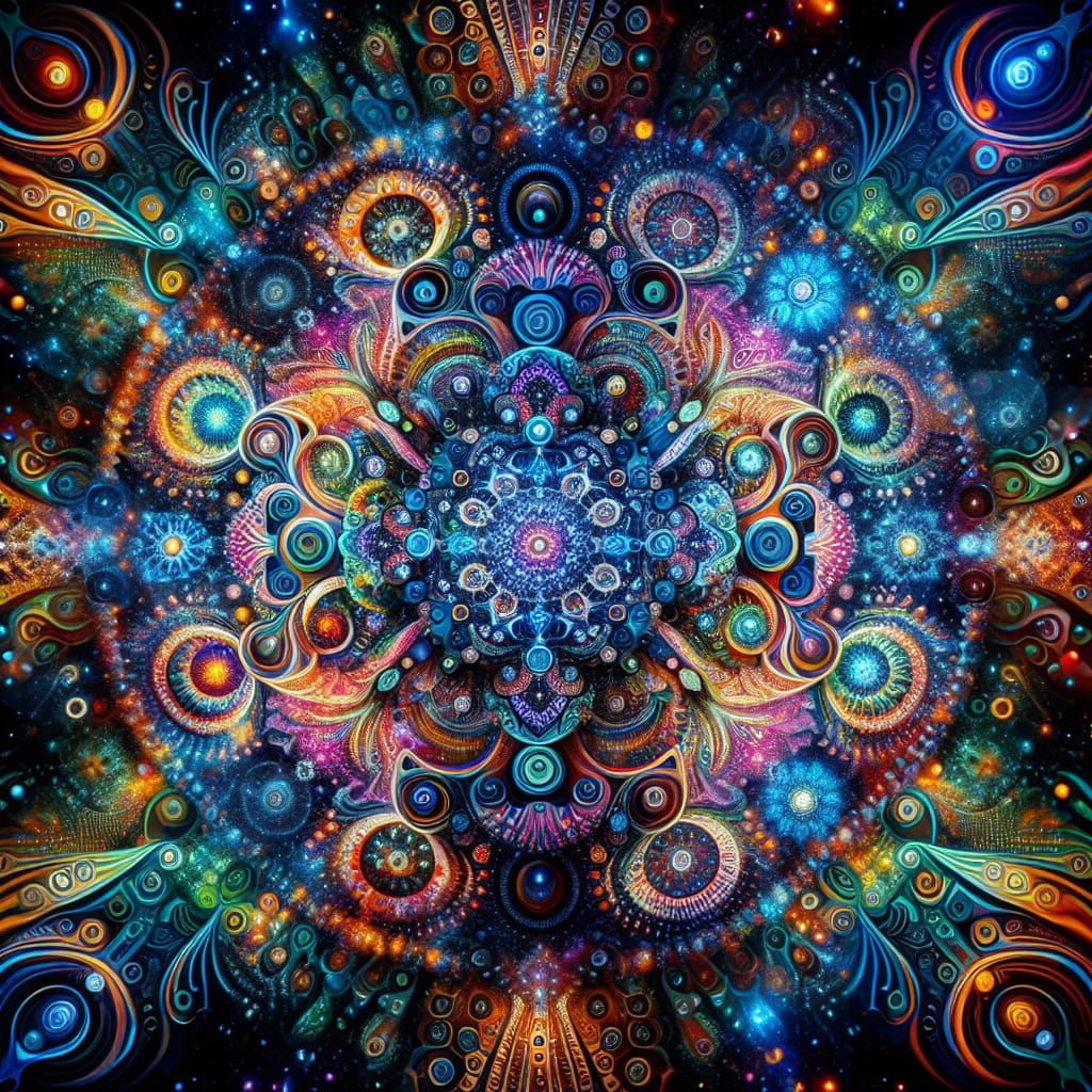 Psychedelic Mother Earth: Kaleidoscopic Native American Spir...