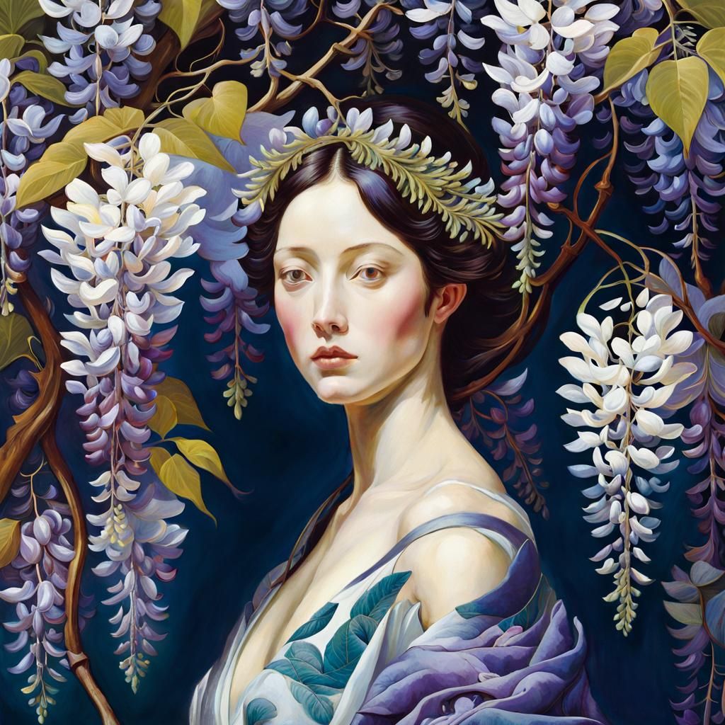Wisteria Sinensis in Artistic Styles