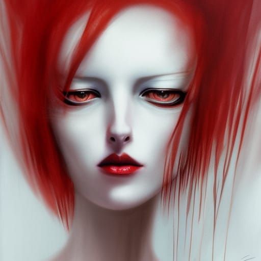 Well, she thought, there's more to life than a perfectly symmetrical face.