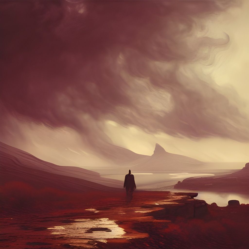 Worthlessness: Expressionist Digital Artwork in 8k