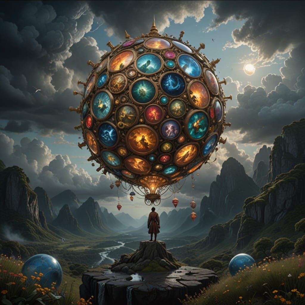 Epic Cinematic Masterpiece in Vibrant, Intricate Style