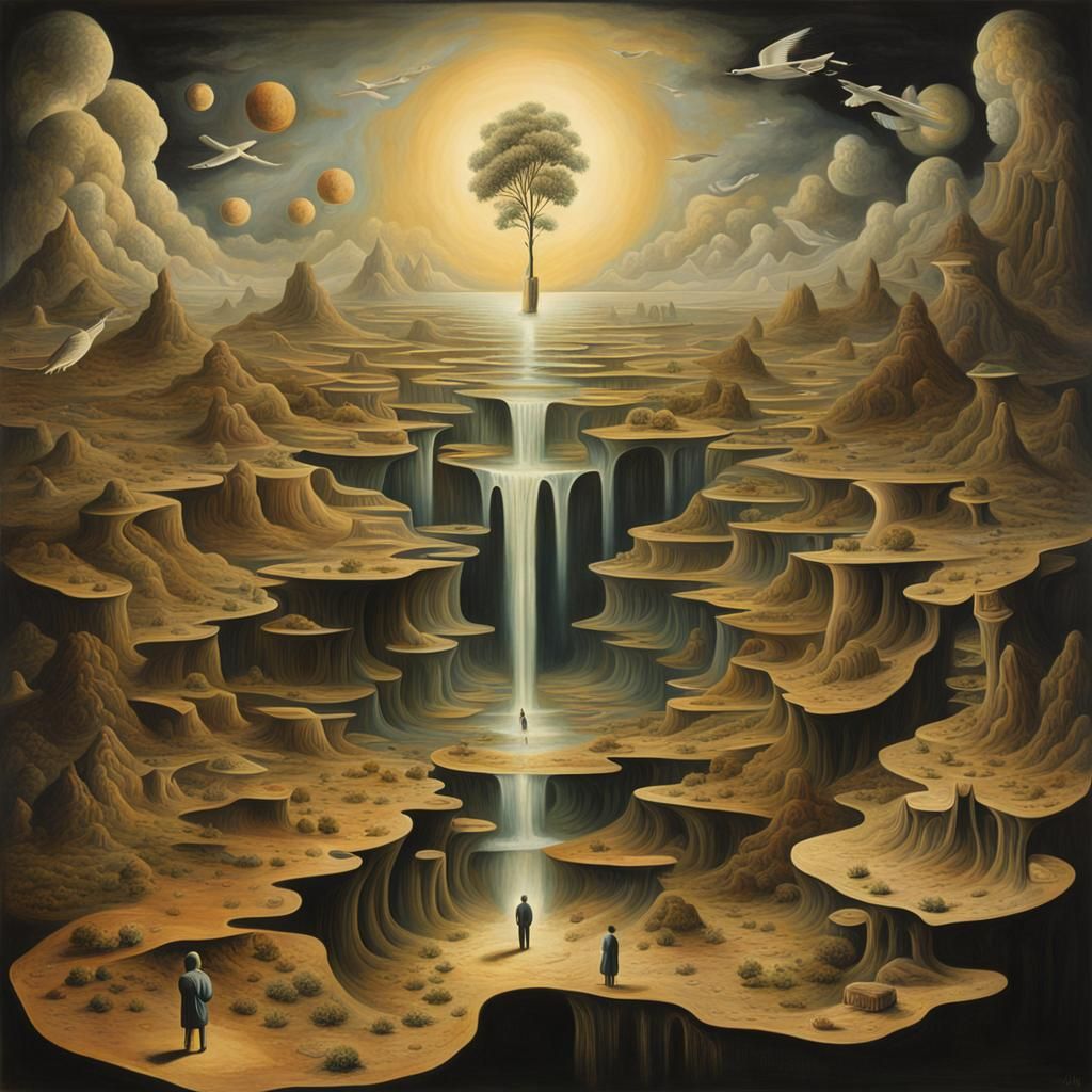 Surreal Phenomenology of Spirit Exploration