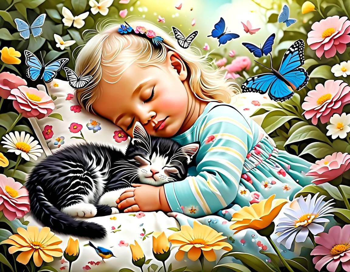 Sweet Cat Nap Dreams