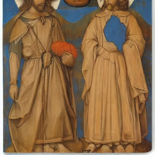 Saints Boris and Gleb: Galaxy Wood Carvings