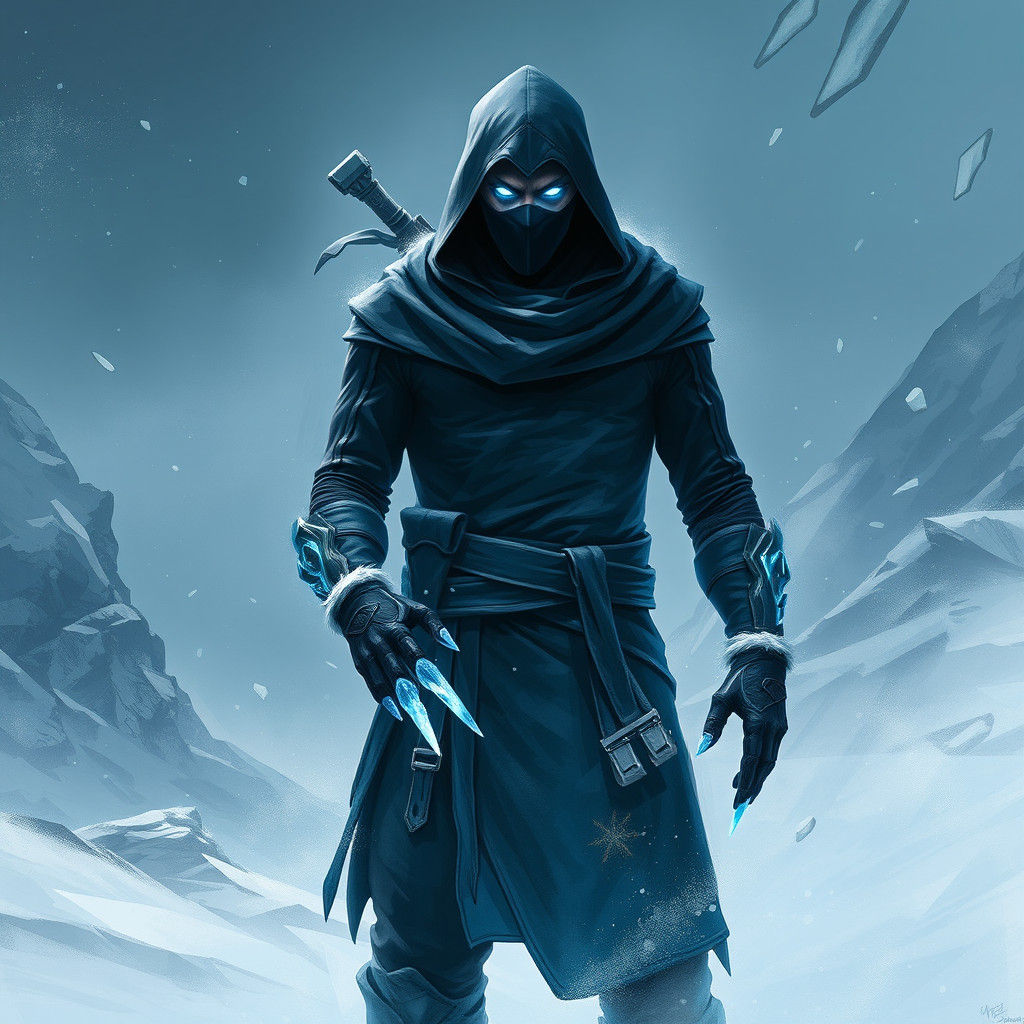 Sub Zero in Icy Mountain Landscape