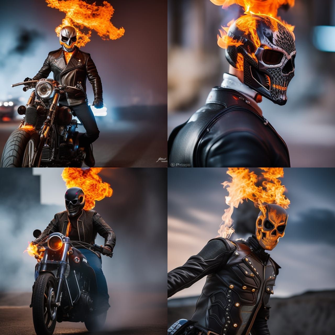 Ghost Rider: Professional Photography with Bokeh