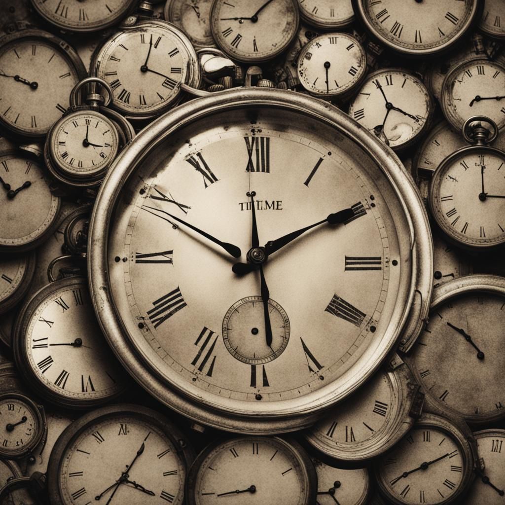 Abstract AI Rendering: Visualizing the Concept of Time