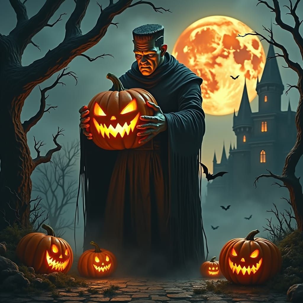 Frankenstein's Halloween: Gothic Fantasy Meets Biomechanical...