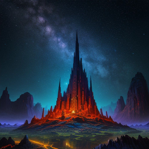 Lego Brick Avatar Dominates Cosmic Mountain