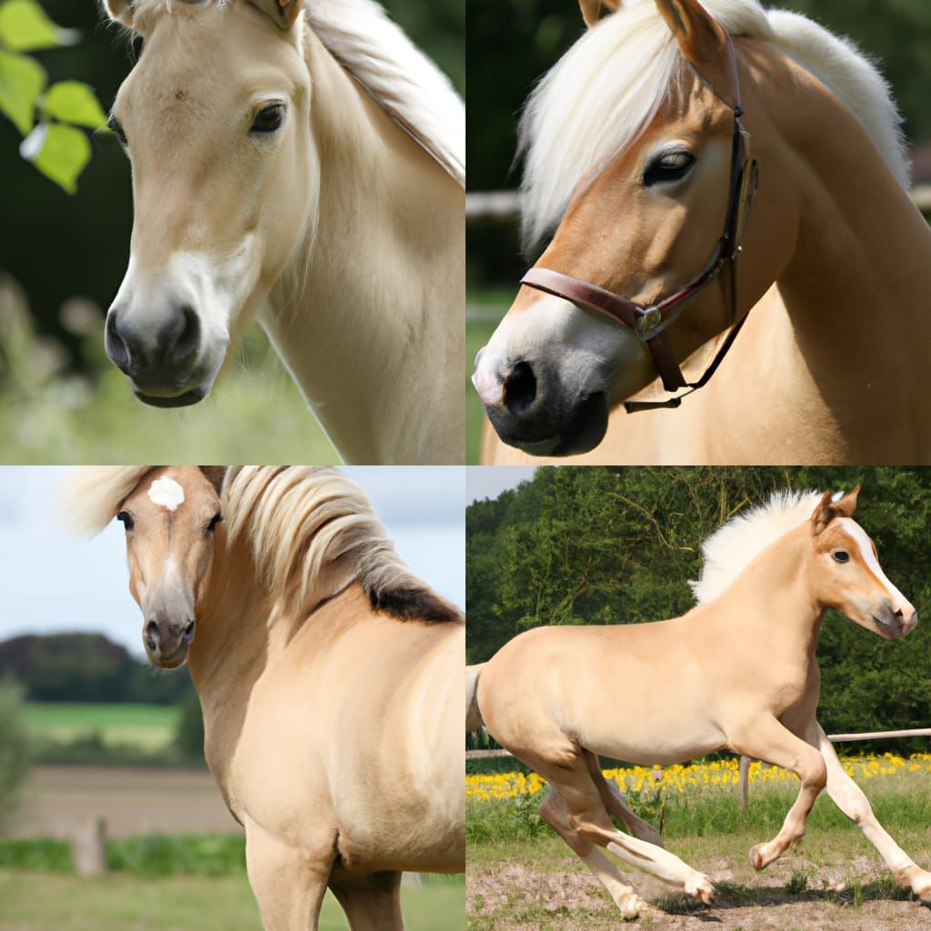 Palomino Pony Gelding Portrait