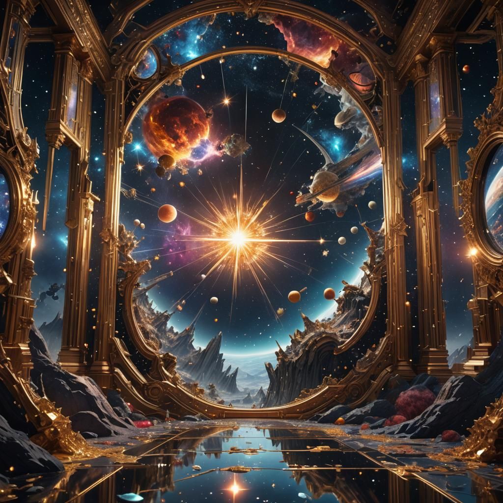 Cosmic Mirror: Shattered Reflections of Space