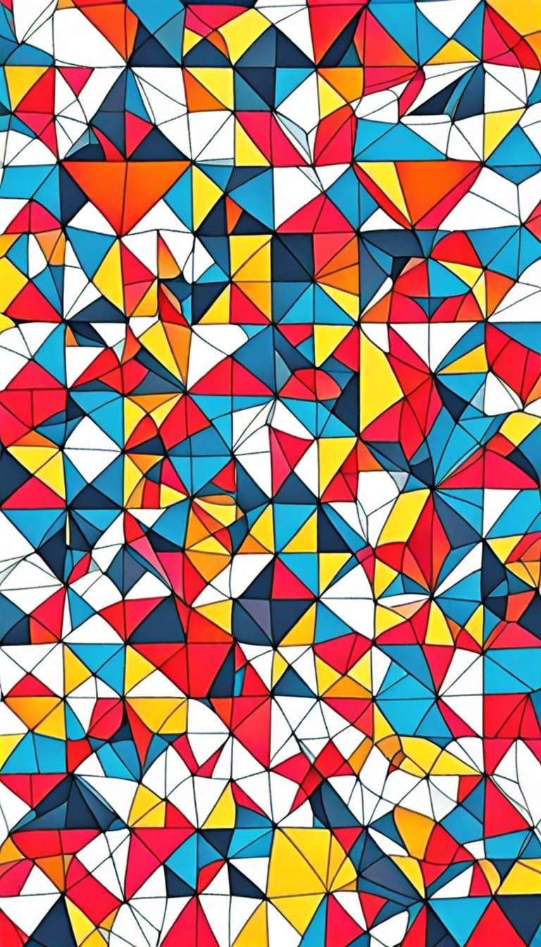 Surreal Architectural Landscape in Impossible Geometry