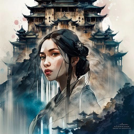 Intriguing Double Exposure Portrait