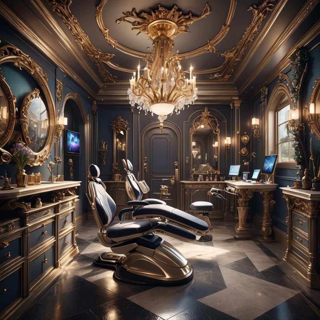 Luxury Dental Office: Fantasy Concept Art