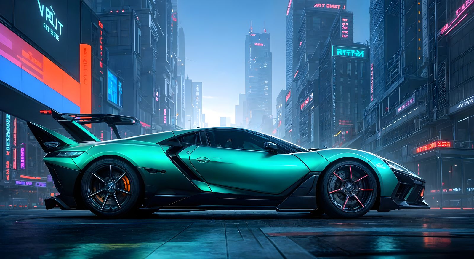 Stunning 3D Anime Concept Art of RTX 5090