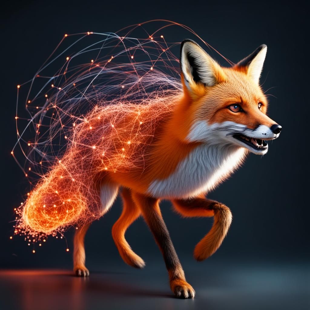 Digital fox running code through a node that may explode
