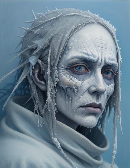 Surrealist Vision of Extreme Cold and Numbness