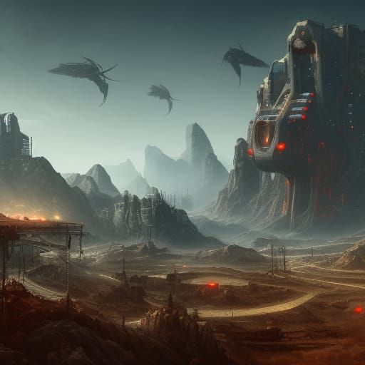 Deathloop Inspired Matte Painting in Unreal Engine 5