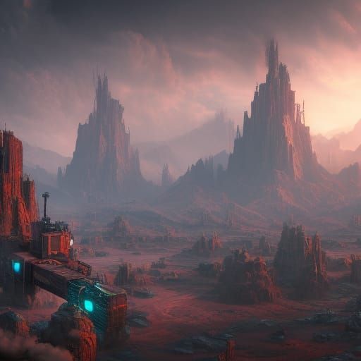 Deathloop Inspired Matte Painting in Unreal Engine 5