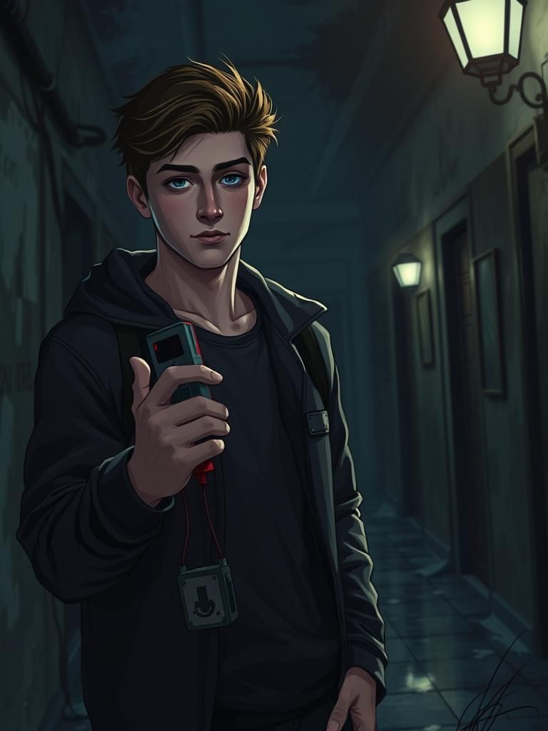 Paranormal Investigator in Haunted House: Anime Style