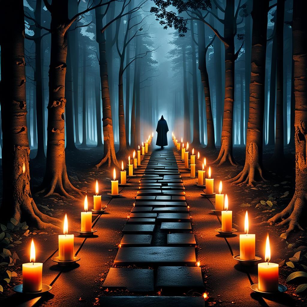 Candlelit Path to a Secret Society