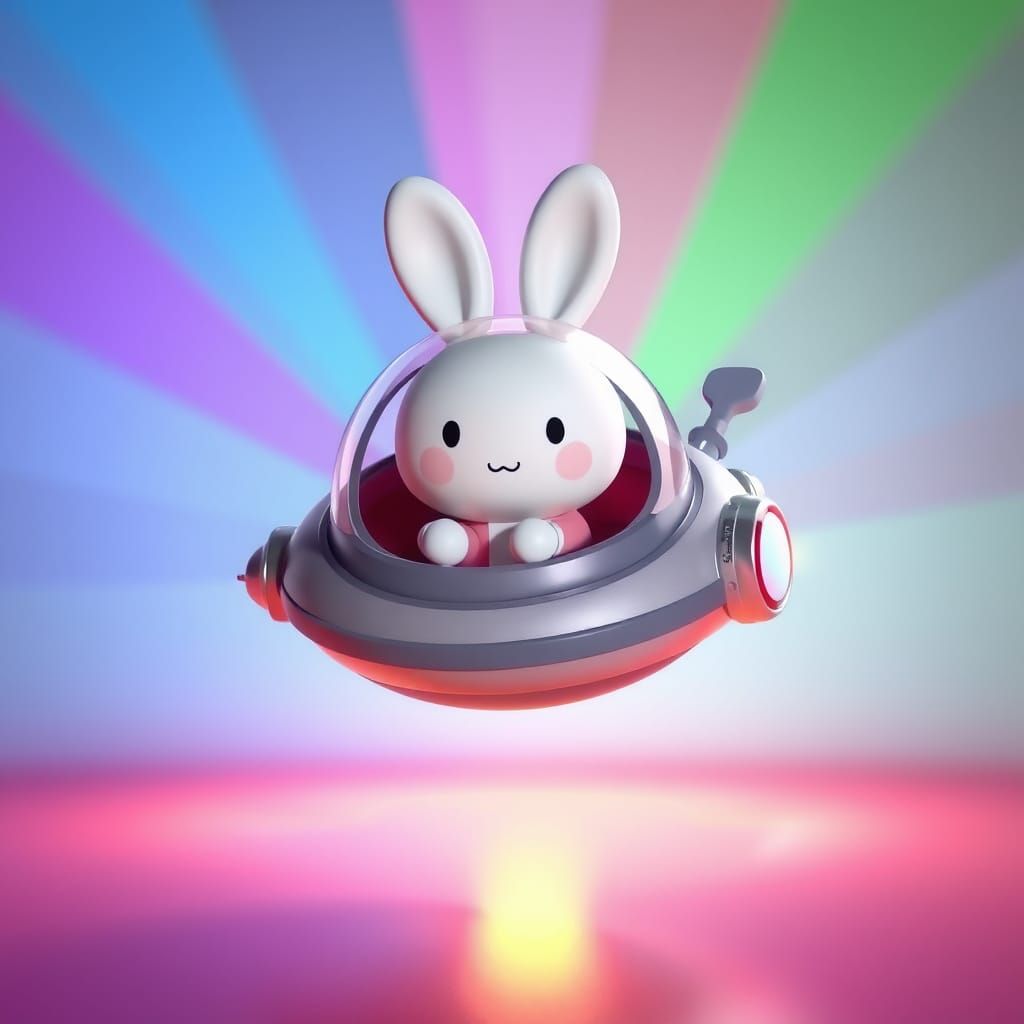 Miffy Bunny Spaceship