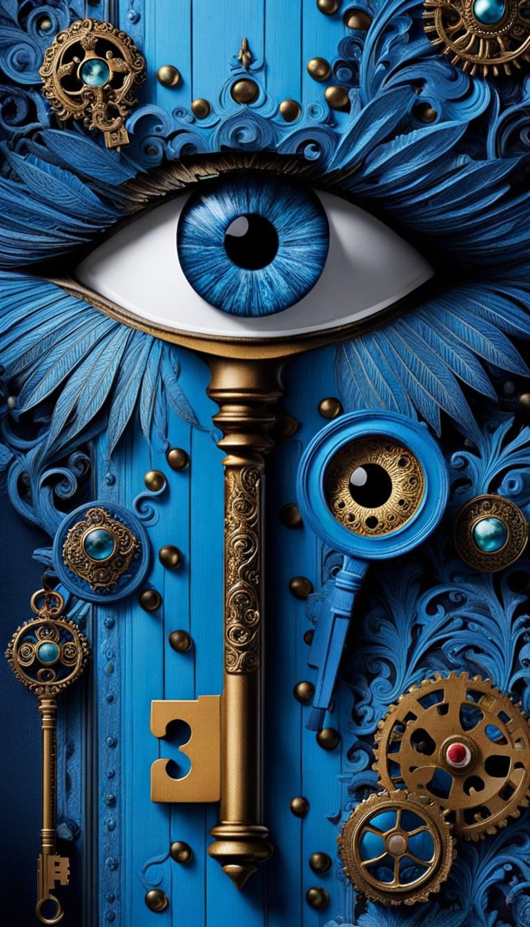 Blue Eyed Key: Surreal Organicpunk Dreamscape