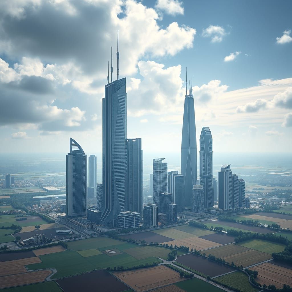 Cosmic Metropolis Meets Rural Oasis