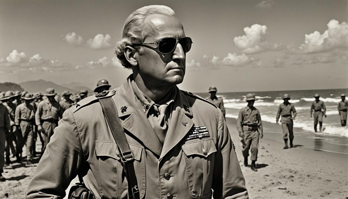 George Washington Leads WWII Beach Assault