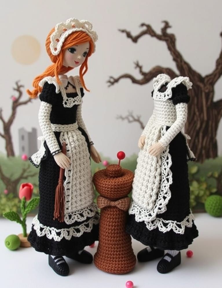 End of Days Maids Dystopian Crochet Kit