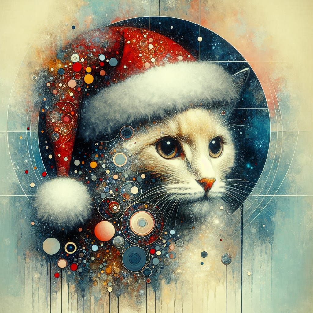 Santa cat avatar #1