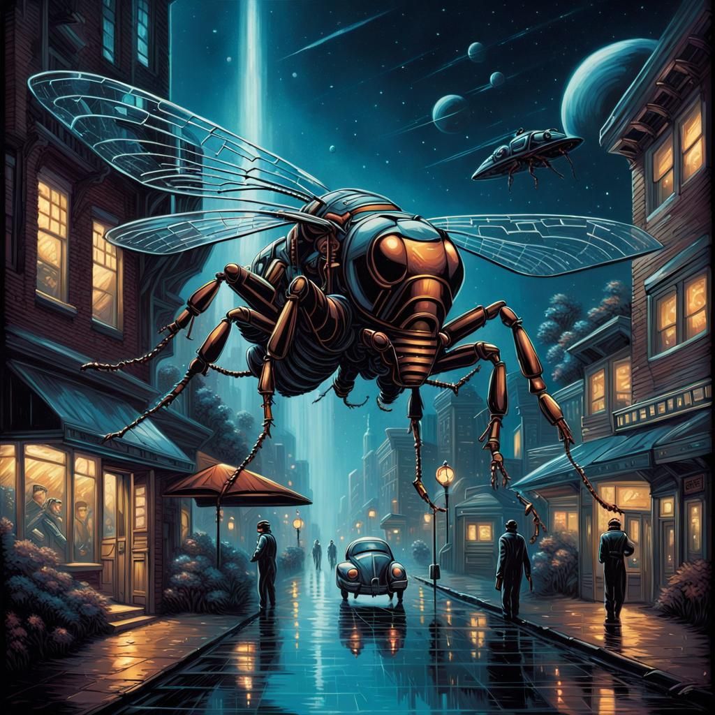 Insect in Space: Futuristic Film Noir