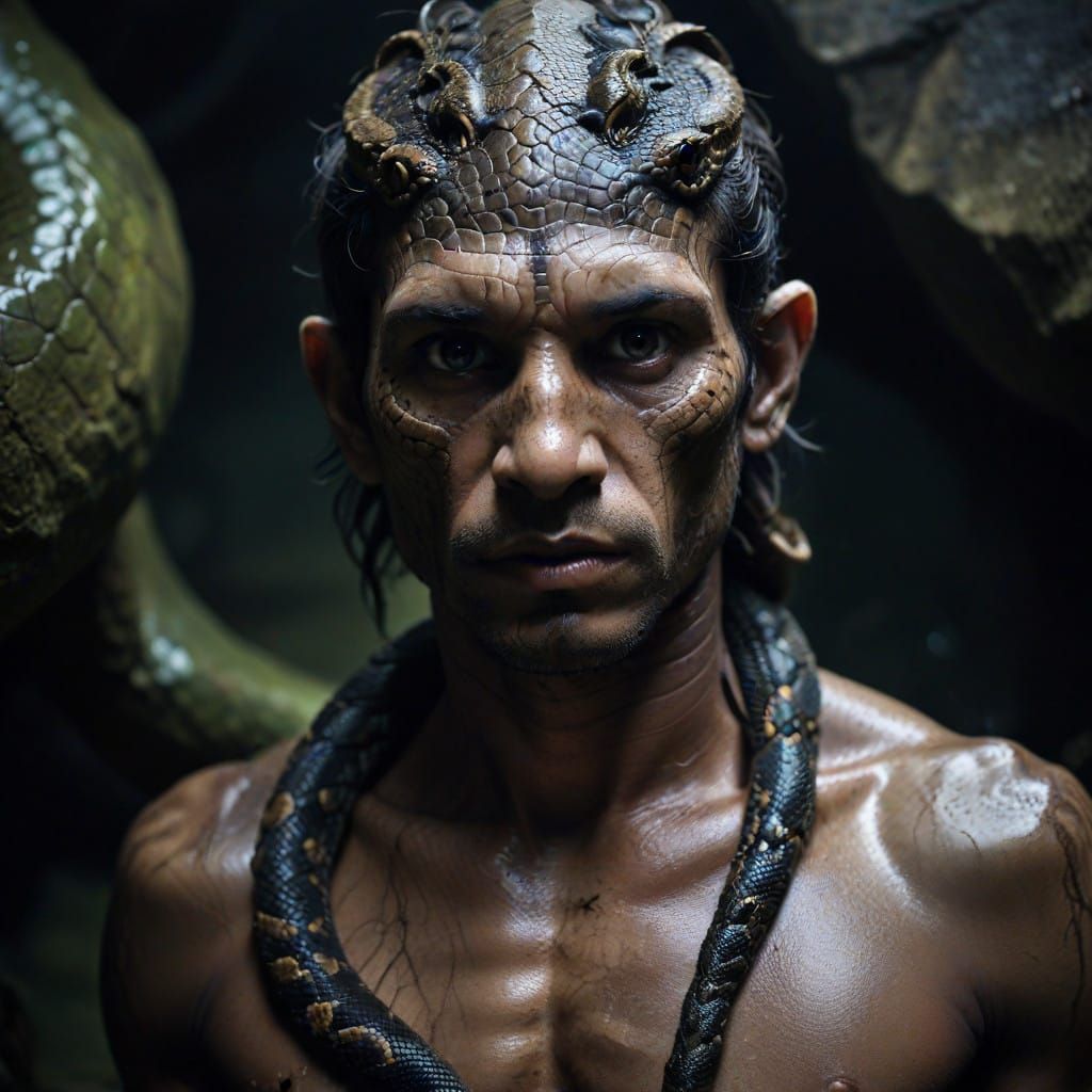 Mythical Nagas in Ambient Light