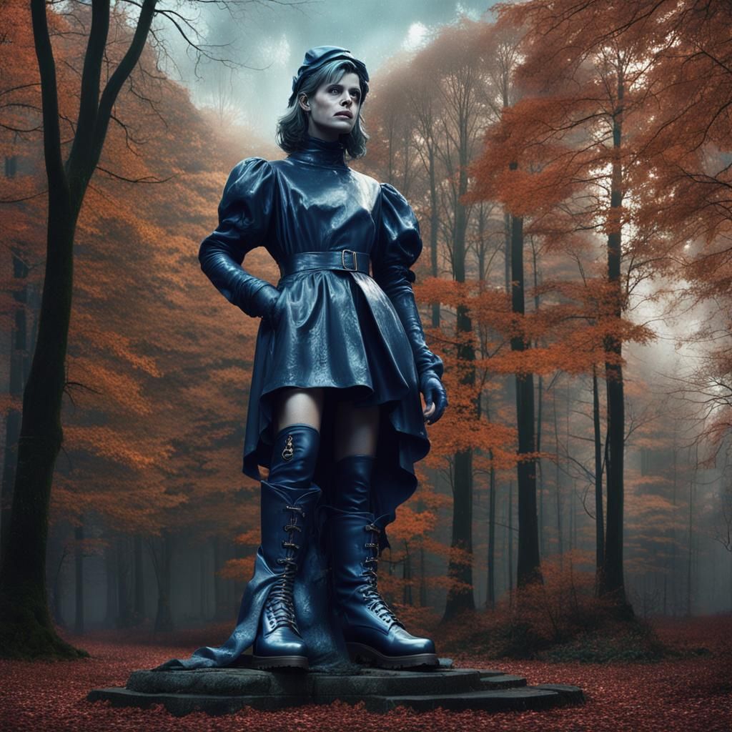 Nastassja Kinski Latex Statue in Berlin: Fantasy Art