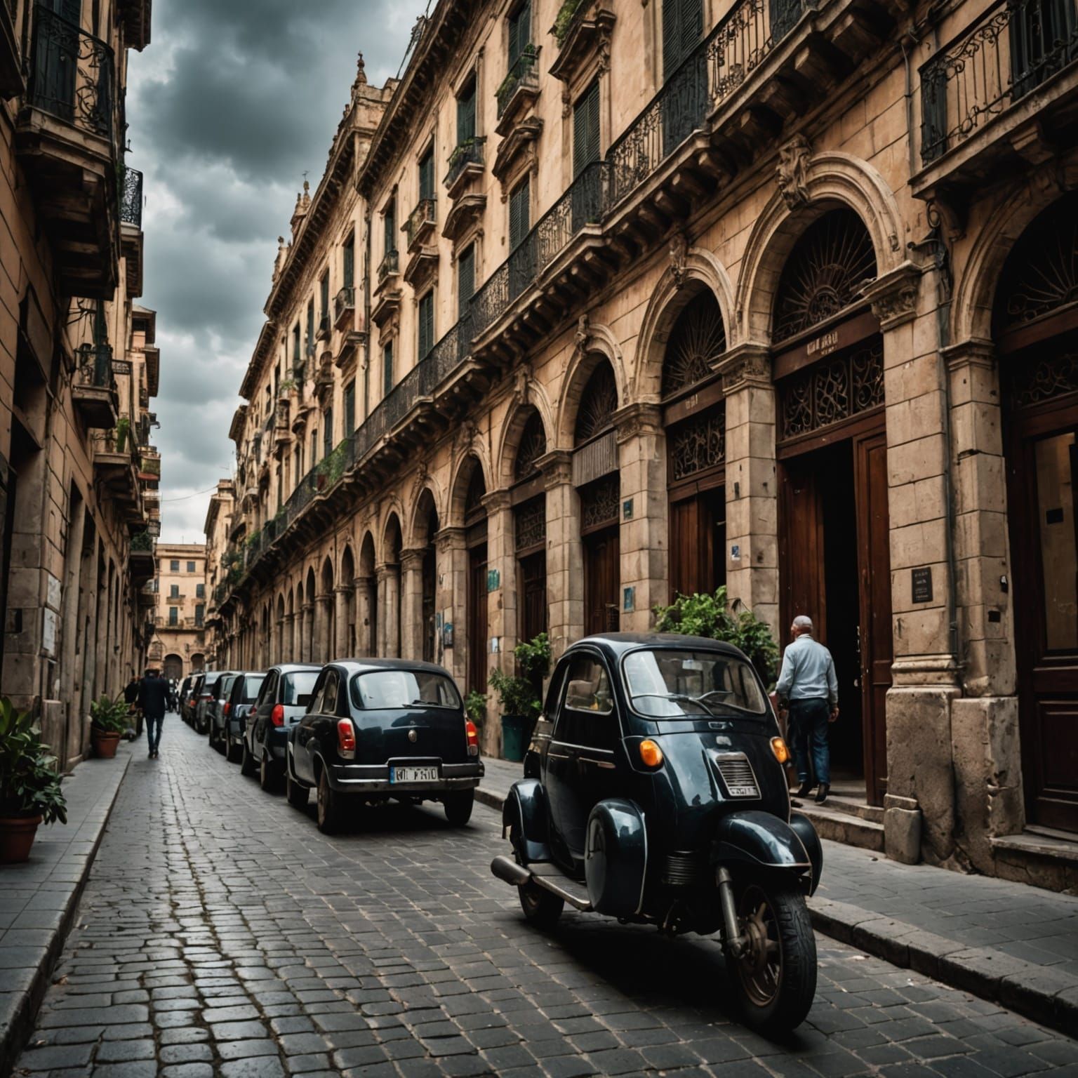 Surreal Palermo Cityscape in Hyperrealistic HDR